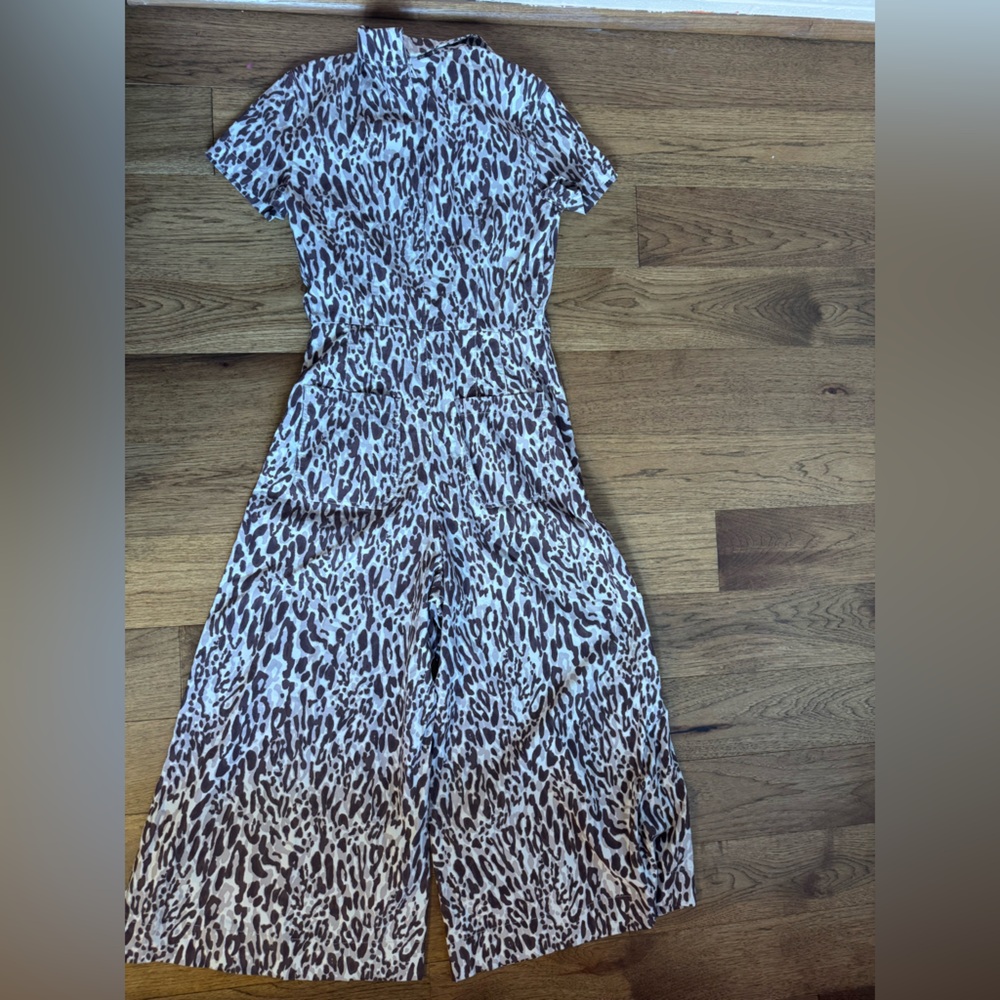 Maeve Colette Cheetah Print Jumpsuit - Picture 3 of 5